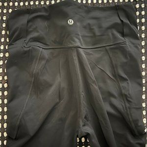 Size 8 Lululemon Black Running Tights